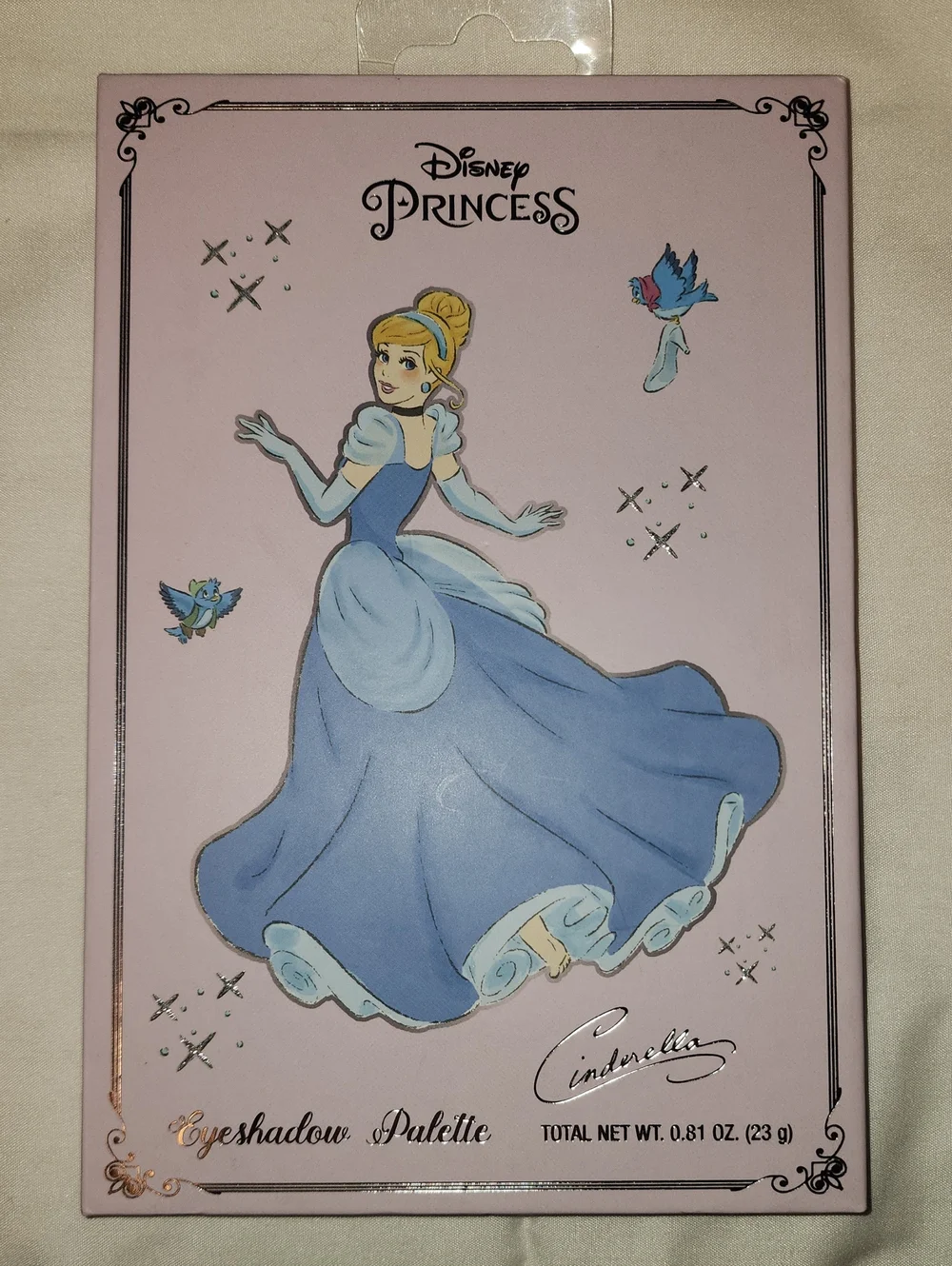 Disney Princess Cinderella Eyeshadow Palette - Blue & Pink Packaging